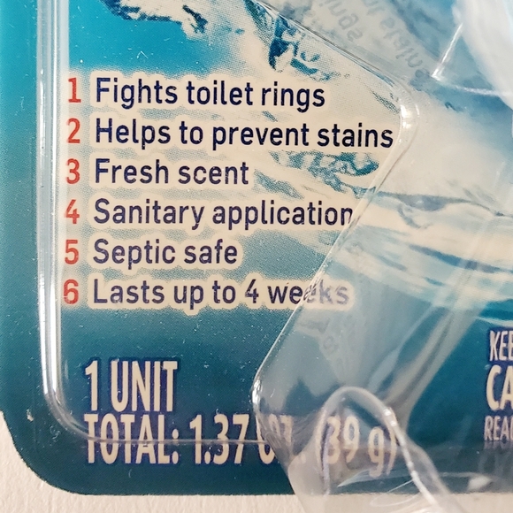 Lysol Power & Fresh 6 Automatic Toilet Bowl Cleaner, Atlantic Fresh, 1ct. - Picture 4 of 7